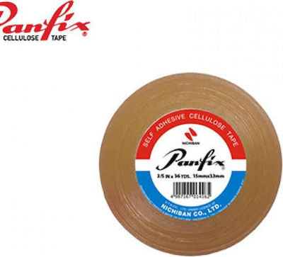 Panfix Klebeband Cellulose 15mm x 33m 1Stück Transparent