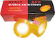 Black Red Tape Stationery 19mm x 33m 10pcs Transparent