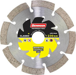 Benman 74247 Cutting Disc Construction Materials 230mm with 10 Teeth 1pcs