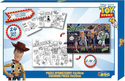 Puzzle pentru Copii Coloring Toy Story pentru 3++ Ani 24buc Luna