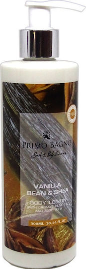 Primo Bagno Vanilla Bean & Shea Loțiune hidratant pentru corp cu Aromă Vanilie pentru piele sensibilă 300ml