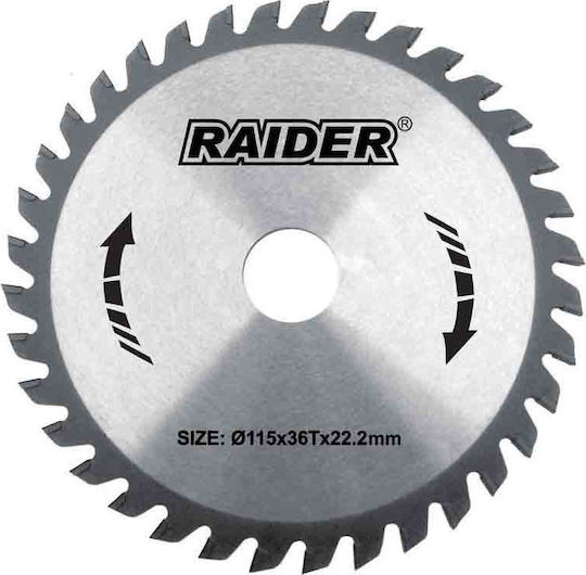Raider Disc de tăiere lemn 115mm RD-SB13 Disc de tăiere Lemn 115mm