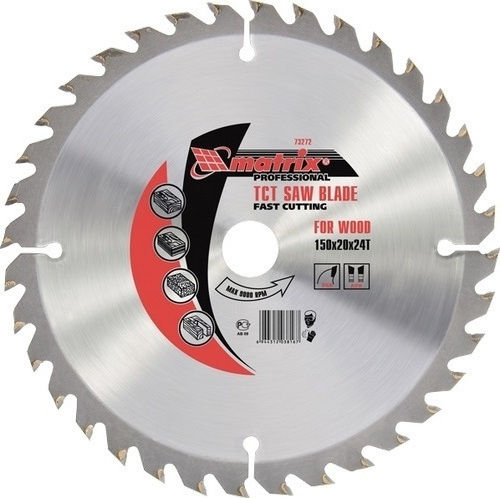 MTX Δίσκος Κοπής Ξύλου με 48 Δόντια 160mm