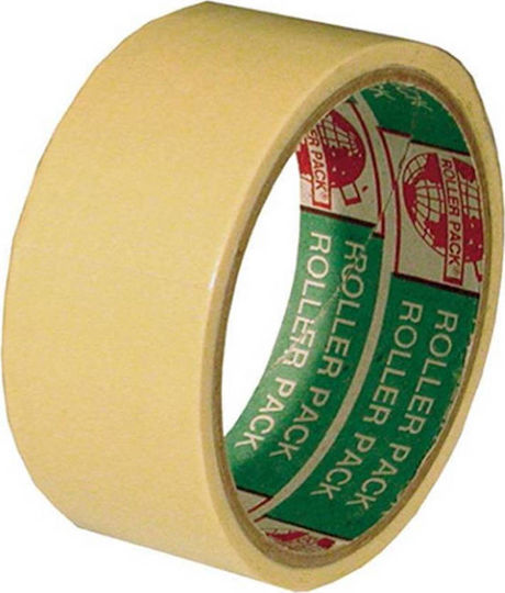 Roller Pack Αυτοκόλλητη Ταινία Διπλής Όψης Λευκή 25mx38mm
