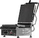 M&M equipment T302L Commercial Sandwich Maker with Cast iron Flat Top and Flat Bottom 2000W