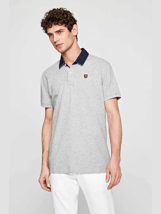 Pepe Jeans Peter Men's Short Sleeve Blouse Polo Gray