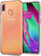 Spigen Liquid Crystal Glitter Silicone Back Cover Transparent (Galaxy A40)