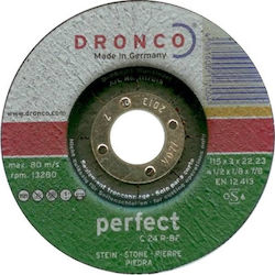 Dronco Schleifscheiben Für Stein C 24 R 115mm Schleifscheiben Für Baumaterialien 115mm
