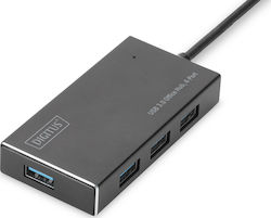 Digitus USB Hub 4 Θυρών (USB-A) DA-70240-1