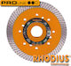 Rhodius Diamond Cutting Disc for Construction Materials DG30 115mm Cutting Disc Construction Materials Hole Diameter 115mm 1pcs