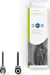 Nedis 3.5mm male-3.5mm female 2m CAGB22050BK20
