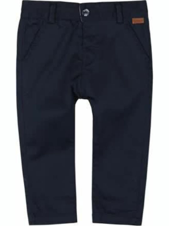 Boboli Kids Fabric Trousers Blue