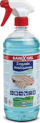 Hygiene Service Sanix Dezinfectant-Curățător Pentru Mâini și Suprafețe Spray 1000ml
