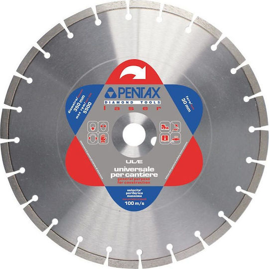 Pentax Construction Disc UL/E 300mm Cutting Disc Construction Materials Hole Diameter 300mm 1pcs
