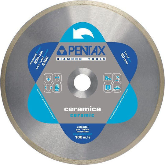Pentax Ceramic Disc CER/U 250mm Cutting Disc Construction Materials Hole Diameter 250mm 1pcs