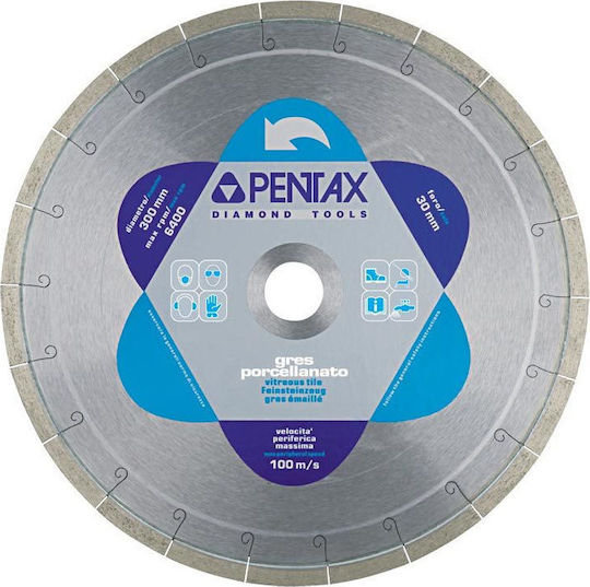 Pentax Δίσκος Κεραμικών GRES/U 180mm Δίσκος Κοπής Δομικών Υλικών 180mm