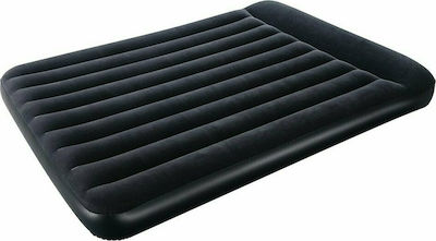Bestway Camping Air Mattress Supersize with Embedded Electric Pump Tritech Airbed Queen 203x152x30cm