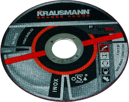 Krausmann Schneidscheibe Inox 115mm Schneidscheibe Metall 115mm