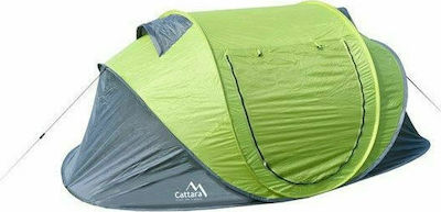 Cattara Garda 2 Automatisch Campingzelt Pop Up Grün 4 Jahreszeiten für 2 Personen 230x95cm