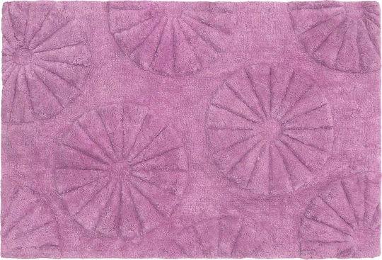 Palamaiki Badematte Baumwolle Rechteckig Sun Violet 60x90cm