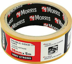 Morris Very Strong 26046 Selbstklebend Doppelseitiges Klebeband Weiß 38mmx5m 1Stück 26046