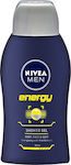 Nivea Energy Αφρόλουτρο σε Gel για Άνδρες για Σώμα , Πρόσωπο & Μαλλιά 50ml