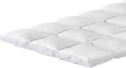 Dreamwell Twin XL Feathery Mattress Topper Royal Swan with Removable Cover 160x200cm