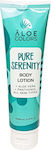 Aloe Colors Pure Serenity Moisturizing Lotion Restoring with Aloe Vera & White Musk Scent for Sensitive Skin 150ml