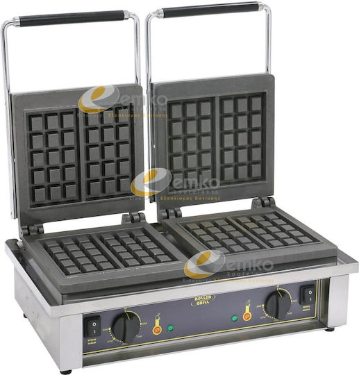 Roller Grill GED 10 Commercial Square Waffle Maker GED 10