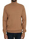 Hugo Boss Musso Men's Long Sleeve Sweater Turtleneck Brown