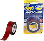 HPX Maxpower Black Self-Adhesive Double-Sided Tape Black 25mmx1.5m 1pcs OT2502S