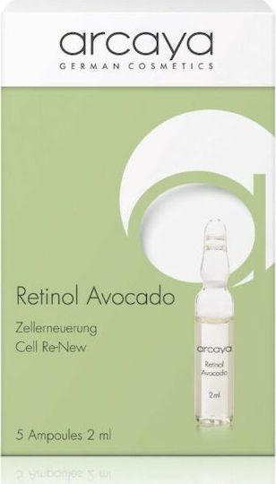 Arcaya Avocado Moisturizing & Anti-aging Serum Face with Retinol for Firming & Acne 5x2ml