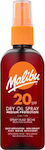 Malibu Sunscreen Oil for the Body SPF20 in Spray 100ml