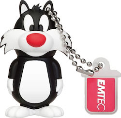 Emtec L101 Looney Tunes Episode 1 Sylvester 16GB USB 2.0 Stick Mehrfarbig