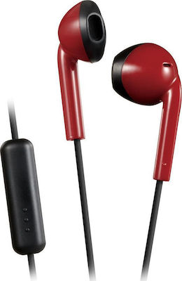 JVC HA-F19M In-Ear Freihändig Kopfhörer mit Stecker 3.5mm Rot