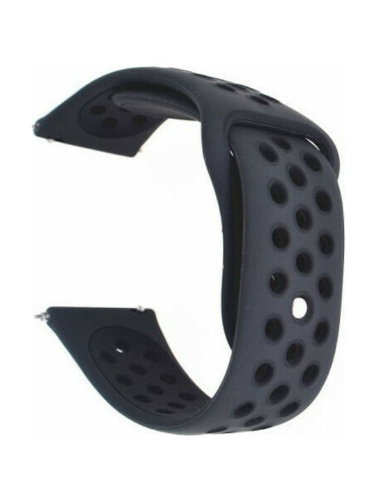 Two-Tone Strap Silicone with Pin Black (Forerunner 55/245/645 / Vivoactive 3/5/HR / Venu Sq 2) 841301070G