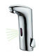 Gloria Iseo Mixing Sink Faucet with Photocell Sensor Silver