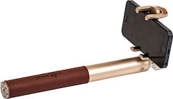 Ultron BT Deluxe Selfie Stick με Bluetooth Καφέ 185948