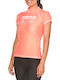 Arena Damen Sportlich T-shirt Schnell trocknend Orange