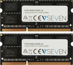 V7 16GB DDR3 RAM cu Viteză 1866 pentru Laptop