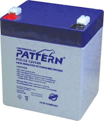 Pattern Battery PT5-12 Батерия UPS 12V 5Ah