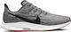 Nike Air Zoom Pegasus 36 Γυναικεία Αθλητικά Παπούτσια Running Gunsmoke / Oil Grey / White / Gum Light Brown