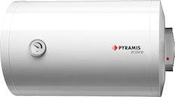 Pyramis Ηλεκτρομπόιλερ 60lt Glass Οριζόντιο 3.5kW