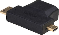 Akyga AK-AD-23 HDMI Женски към micro HDMI / mini HDMI Мъжки