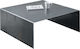 Square Coffee Table Iron Black L80xW80xH35cm