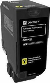 Lexmark 74C2HYE Тонер Лазерен принтер Жълт 12000 Страници