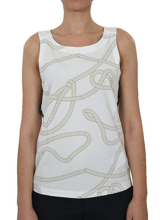 Emporio Armani Summer Women's Blouse Sleeveless White