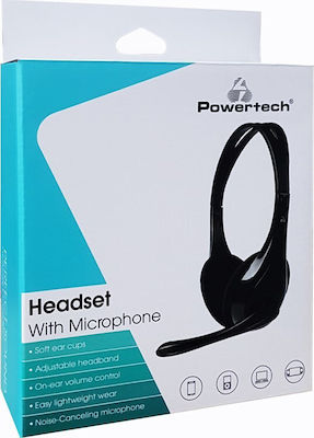 Powertech On Ear Multimedia Headphone with Microphone 3.5mm Jack