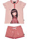 Santoro Kids' Pajamas Summer Pink