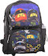 Lego Freshmen Ninjago Urban School Bag Backpack Elementary, Elementary in Black color 23lt